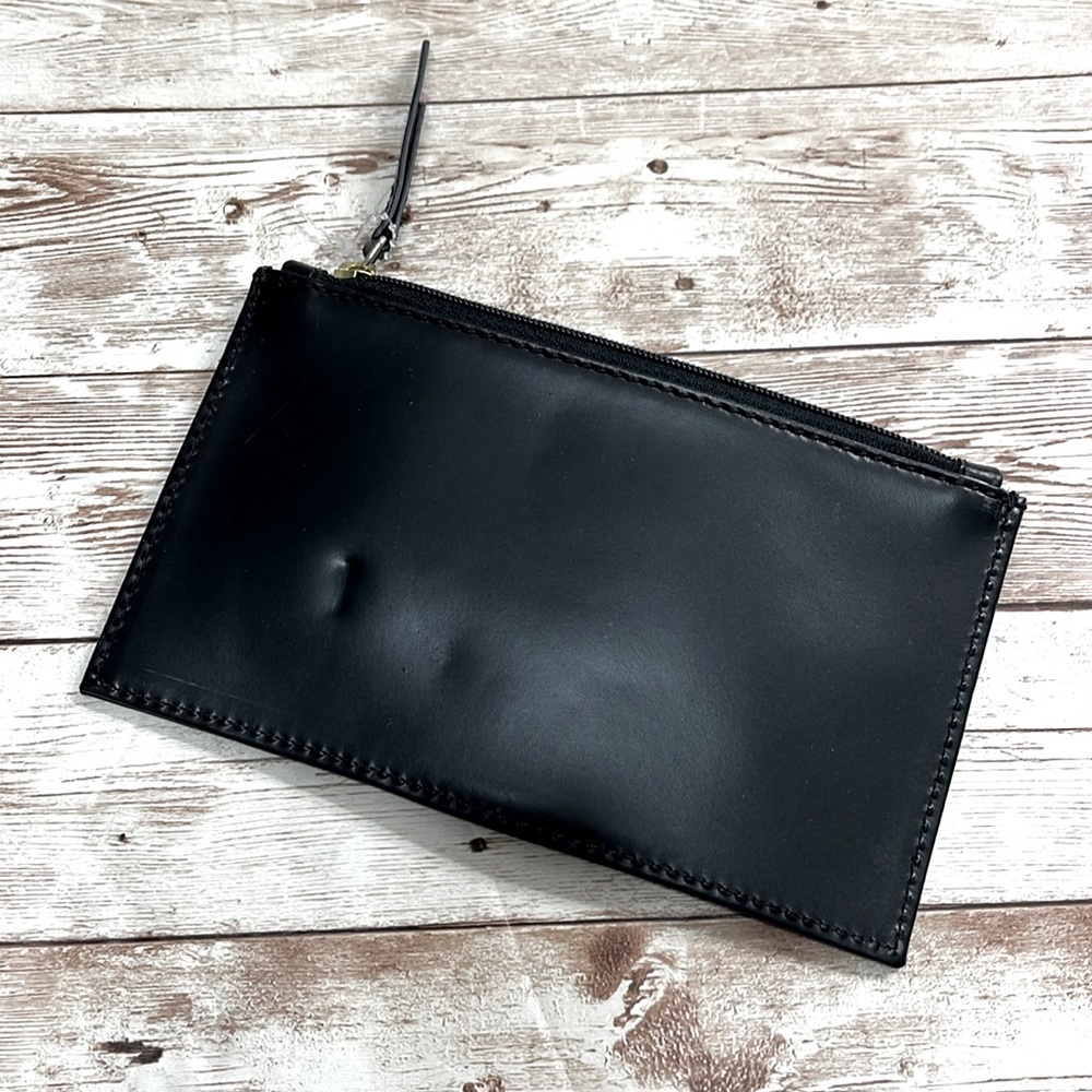 Cole Haan Mini Bag Wallet Coin Purse Make-Up Bag Black Glossy finish - Picture 3 of 5